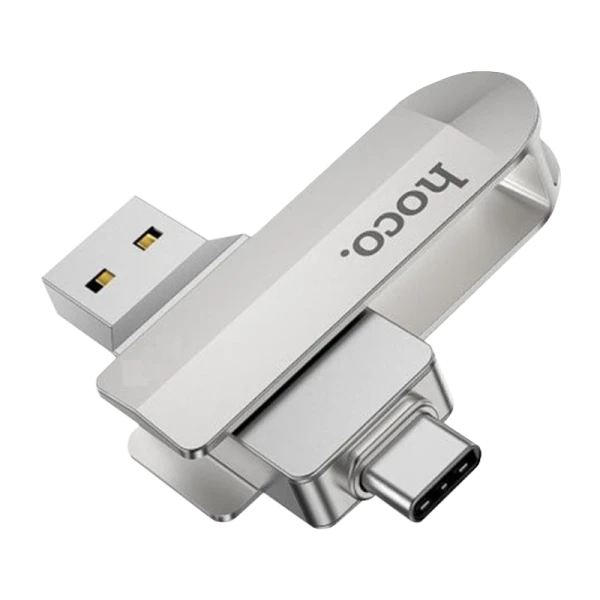Флеш-накопитель HOCO Wise UD10 32GB USB3.0 Type-C (m) металл серебряный (1/25)