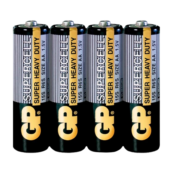 Батарейка GP Supercell R6 AA Shrink 4 Heavy Duty 1.5V (4/40/200/1000)