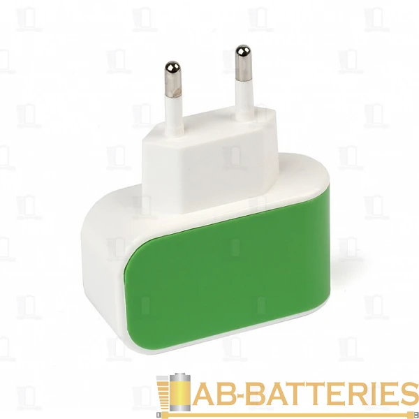 Сетевое З/У Smartbuy Color Charge 1USB 2.0A зеленый (1/100)