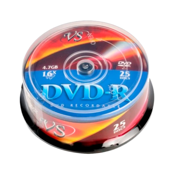 Диск DVD-R VS 4.7GB 16x 25шт. bulk (25/600)