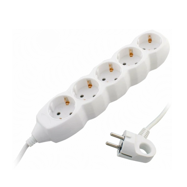 Удлинитель Старт S 5р.С/З 10A 5.0м IP20 белый (1/20)