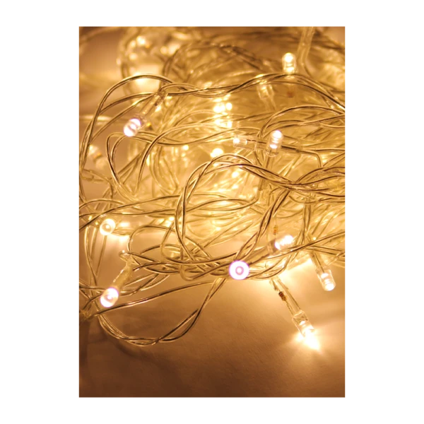 *Гирлянда Космос 80LED 8.8м лампочки нить 8 режимов белый (1/50) 