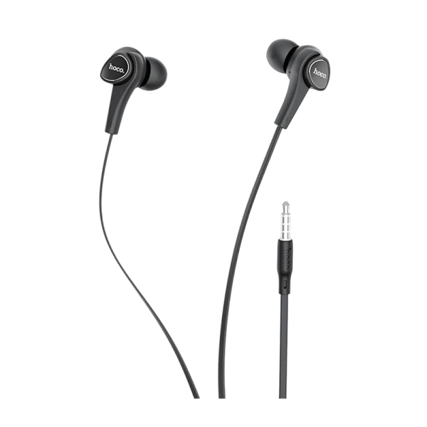 Наушники внутриканальные HOCO M66 с микр. черный (1/18/180)