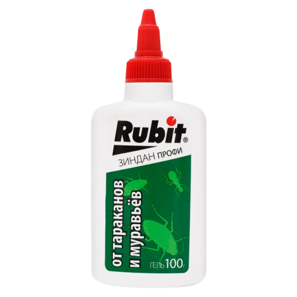 Гель от тараканов и муравьев Рубит Зиндан Профи 100г туба (1/60)