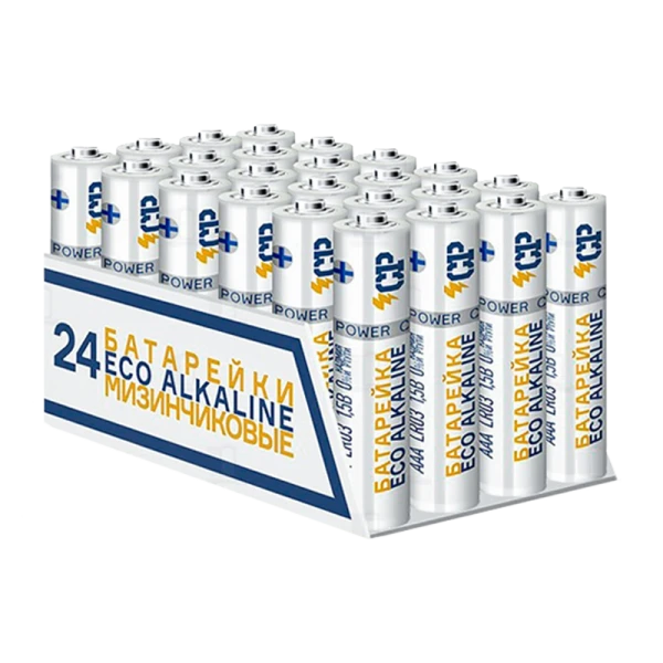 Батарейка Crazy Power Eco LR03 AAA BOX24 Alkaline 1.5V (24/576)