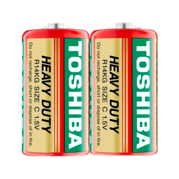 Батарейка Toshiba R14 C Shrink 2 Heavy Duty 1.5V (2/24/480)