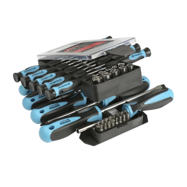 Набор отверток и головок 44 предмета, SL, PH, TORX, головки, магнит, CR-V, Smartbuy Tools/10