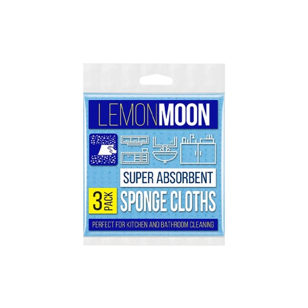 Салфетка Lemon Moon 15x15см целлюлоза 3шт. (1/36)