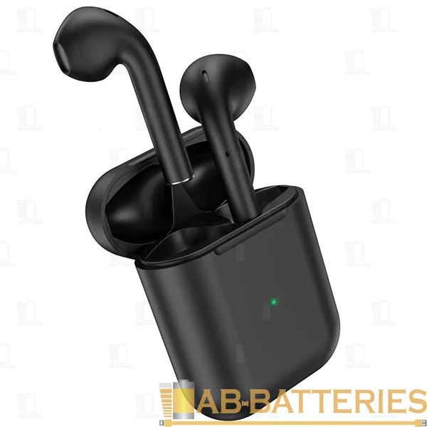 Наушники вставные Borofone BE42 bluetooth 5.0 с микр. черный (1/90)