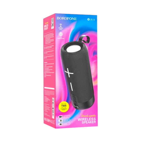 Портативная колонка Borofone BR19 bluetooth 5.1 microSD черный (1/50)