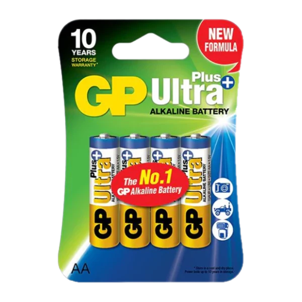 Батарейка GP ULTRA PLUS LR6 AA BL4 Alkaline 1.5V (4/40/320)