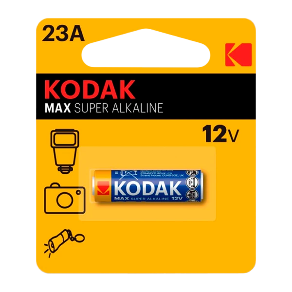 Батарейка Kodak MAX LR23/V23GA/A23/MN21 BL1 Alkaline 12V (1/60/240/21600)