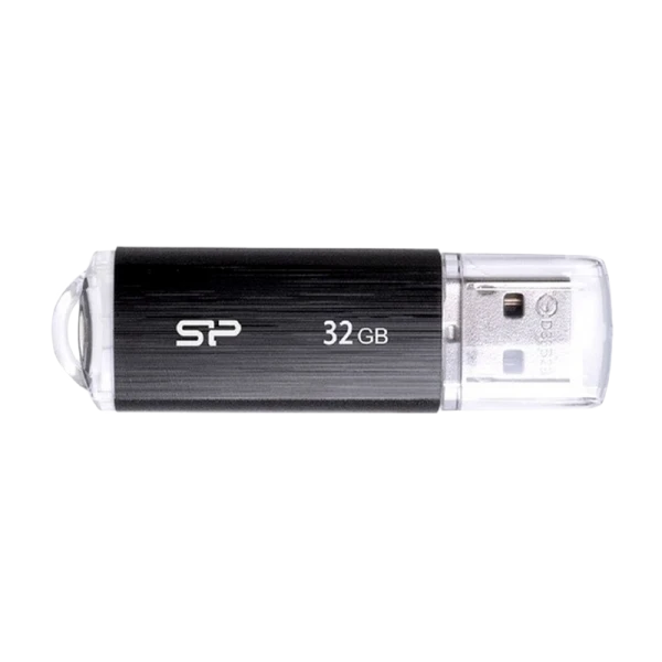 Флеш-накопитель Silicon Power Ultima U02 32GB USB2.0 пластик черный