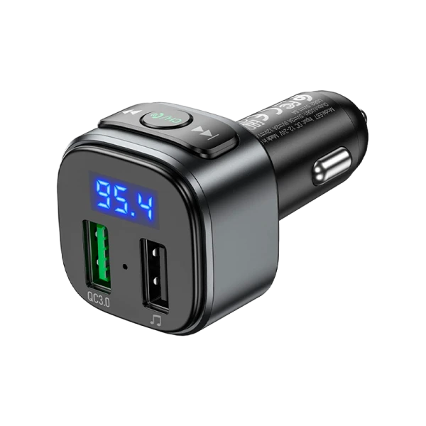 Автомобильное З/У HOCO E67 2USB QC3.0 черный (1/120)