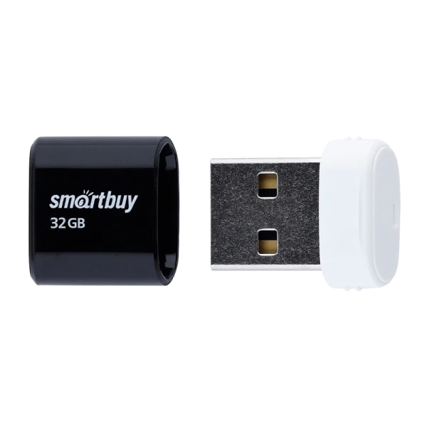 Флеш-накопитель Smartbuy Lara 32GB USB2.0 пластик черный