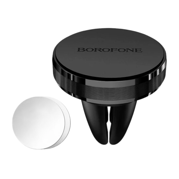 Держатель автомобильный Borofone BH8 в воздуховод магнит черный (1/160)