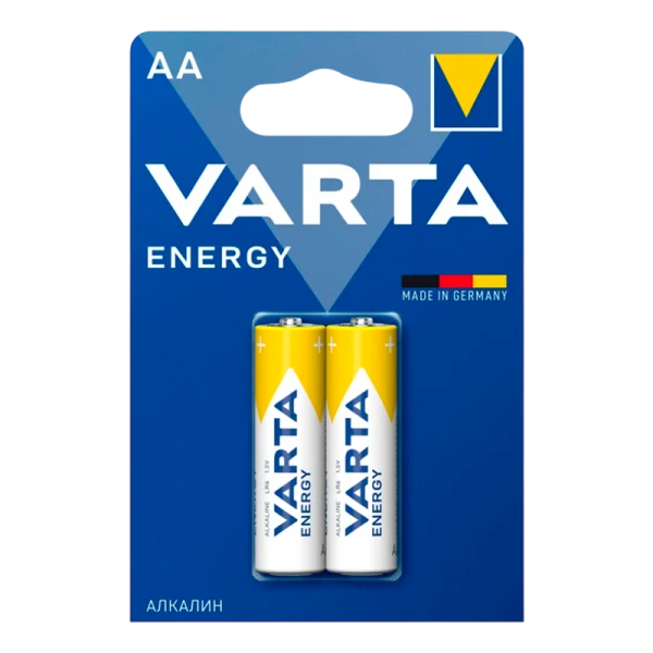 Батарейка Varta ENERGY LR6 AA BL2 Alkaline 1.5V (4106) (2/40/200)