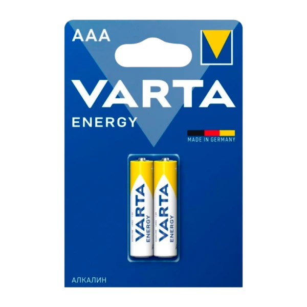 Батарейка Varta ENERGY LR03 AAA BL2 Alkaline 1.5V (4103) (2/20/100)