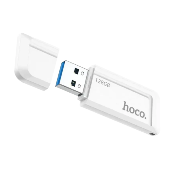 Флеш-накопитель HOCO Wise UD11 128GB USB3.0 пластик белый (1/25)