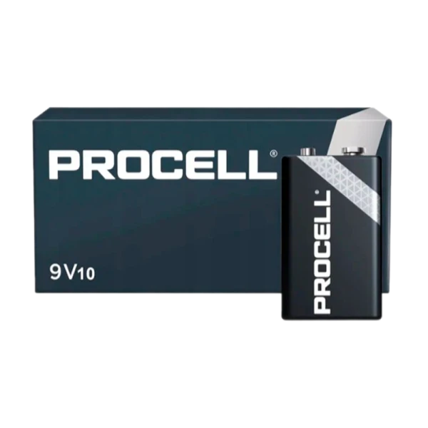 Батарейка Duracell Procell CONSTANT Крона 6LR61 BOX10 Alkaline 9V (10/50)