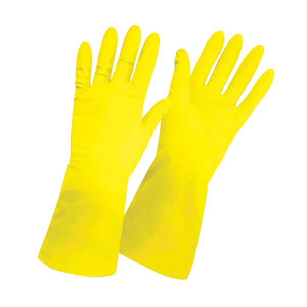 Перчатки Рыжий кот XL латексные 1 пара желтый (1/12/240)