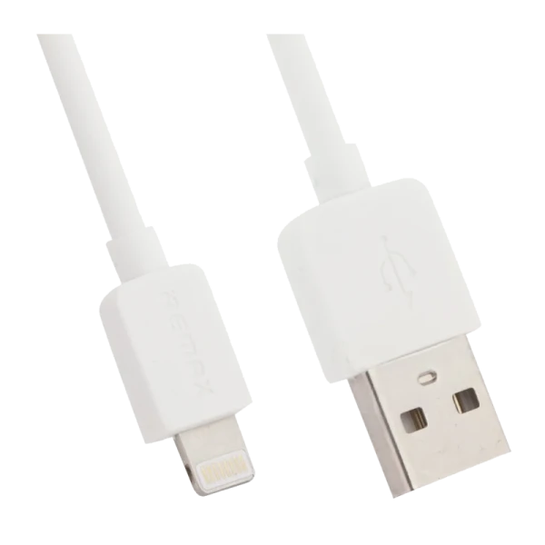 USB кабель REMAX Light (IPhone 5/6/7/SE) (1M, 1A) RC-06I Белый (40/400)