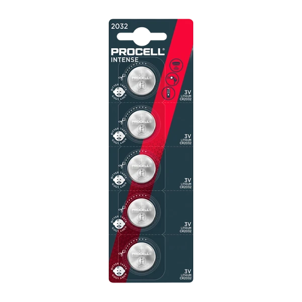 Батарейка Duracell Procell INTENSE CR2032 BL5 Lithium 3V (5/20/200)