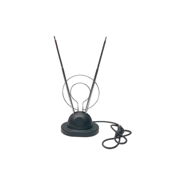 ТВ-Антенна комнатная Вектор большое кольцо AR-019 пассивная с питанием DVB-T/T2 (1/50)