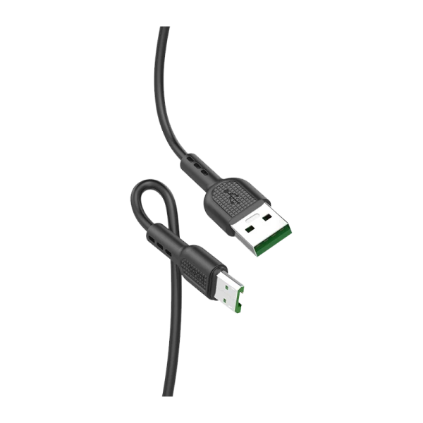 Кабель HOCO X33 USB (m)-microUSB (m) 1.0м 4.0A ПВХ черный (1/33/330)