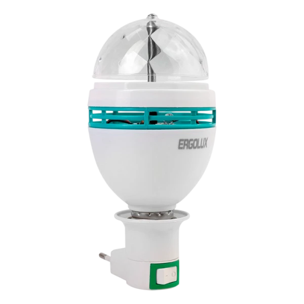 Диско-лампа Ergolux 3W E27 RGB (1/10/100)
