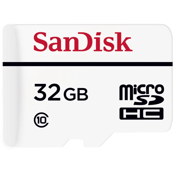 Карта памяти microSD SanDisk High Endurance 32GB Class10 20 МБ/сек с адаптером