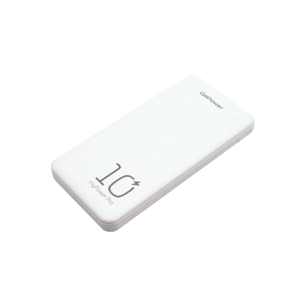 *Внешний аккумулятор GoPower PB2U myPower Pro 10000mAh белый 