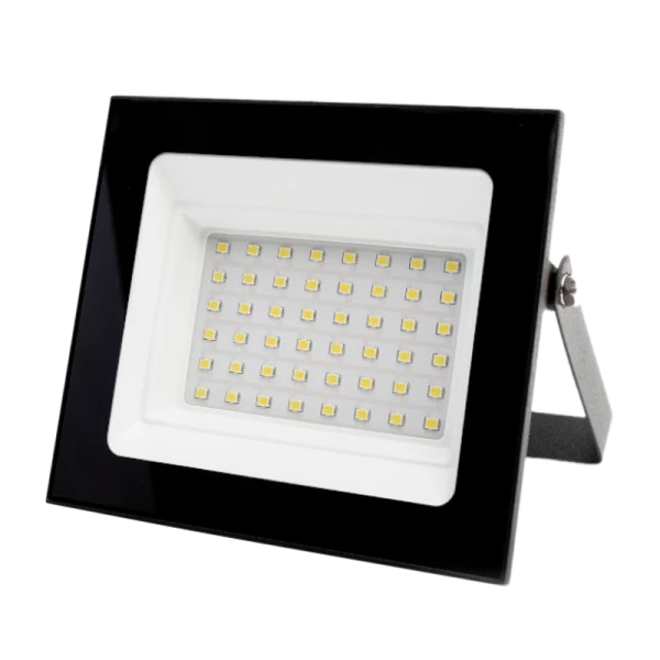 Прожектор светодиодный Ultraflash LFL-5002 C02 50W 230V IP65 6500К холодный черный (1/20)