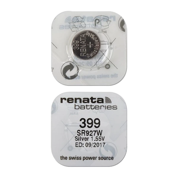 Батарейка Renata 399 (SR927W) Silver Oxide 1.55V (1/10/100)
