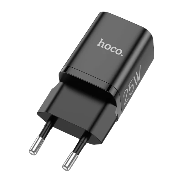 Сетевое З/У HOCO N19 Type-C 3.0A 25W PD3.0 черный (1/12/120)