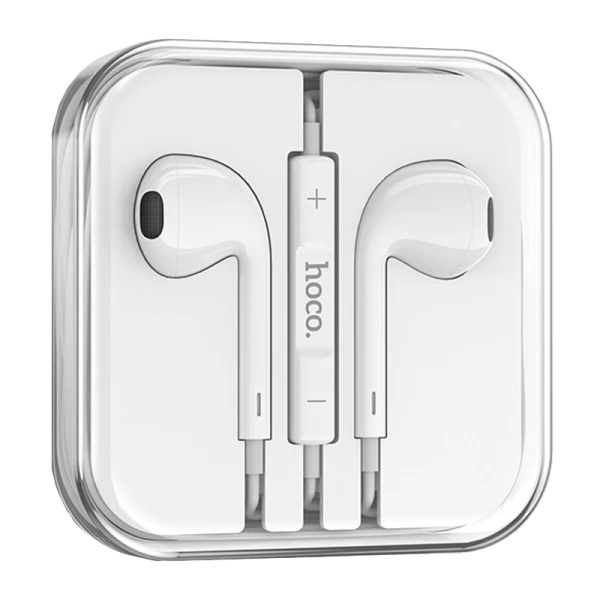Наушники внутриканальные HOCO M101 с микр. белый (1/144/864)