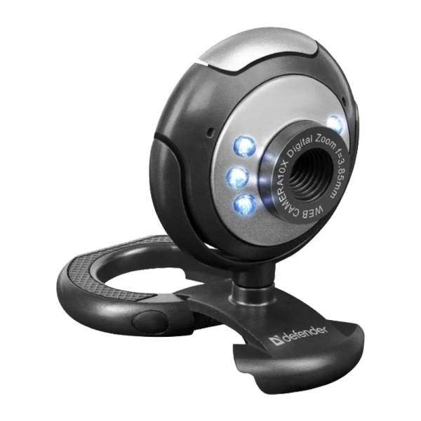 Веб-камера Defender C-110 CMOS 640x480 0.3Мп USB+Jack 3.5мм черный (1/50)