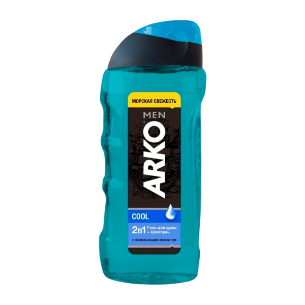 Гель для душа мужской Arko COOL 2в1 260мл (1/12)