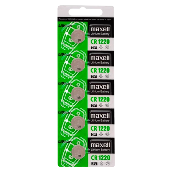 Батарейка Maxell G CR1220 BL5 Lithium 3V (5/100/2000)