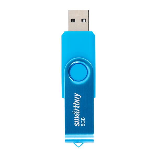 Флеш-накопитель Smartbuy Twist 8GB USB2.0 пластик синий