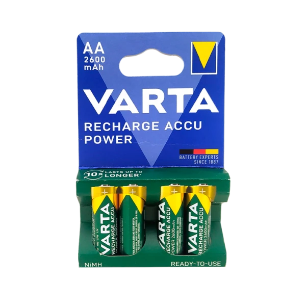 Аккумулятор предзаряженный RTU Varta HR6 AA BL4 NI-MH 2600mAh (4/40/400)