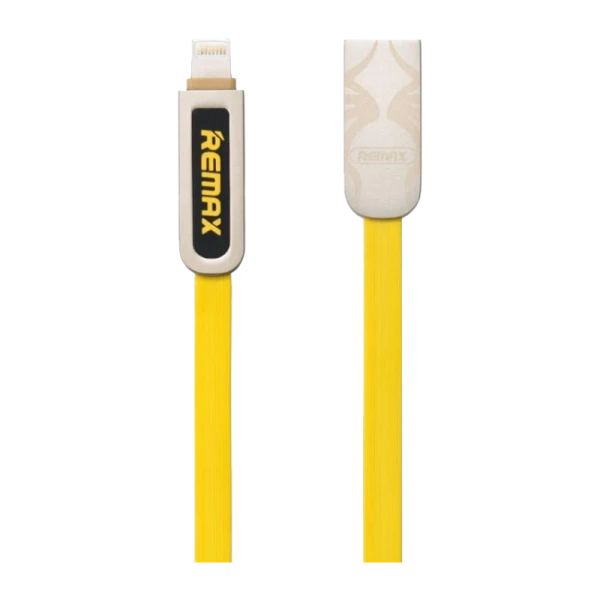 USB Кабель REMAX Armor 2in1 (Micro-Iphone 5/6/7/SE) (1M, 2.1A) RC-067t Желтый