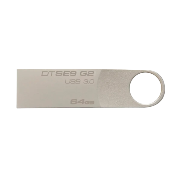 Флеш-накопитель Kingston DataTraveler SE9 G2 64GB USB3.0 металл серебряный