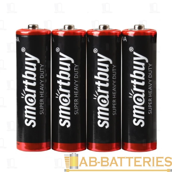 Батарейка Smartbuy Super R03 AAA Shrink 4 Heavy Duty 1.5V (4/60/600)