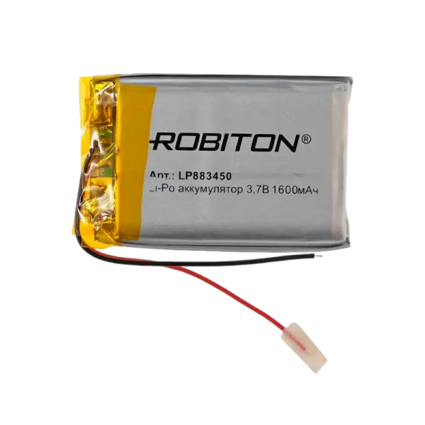 Аккумулятор ROBITON LP883450 3.7В 1600мАч PK1 (1/10/250)