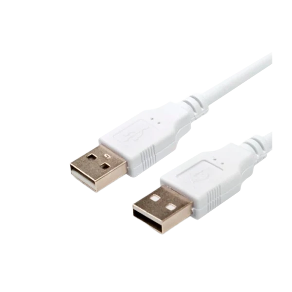 Кабель Atcom USB (m)-USB (m) 1.8м силикон белый (1/10/250)