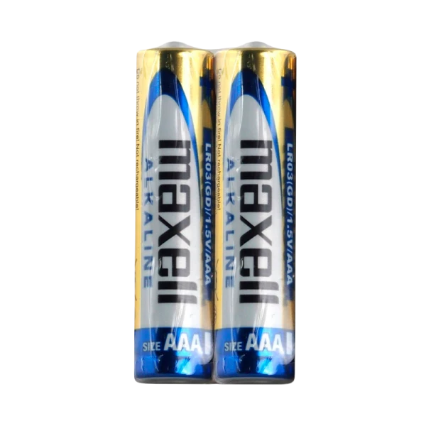 Батарейка Maxell LR03 AAA Shrink 2 Alkaline 1.5V (2/40/800)