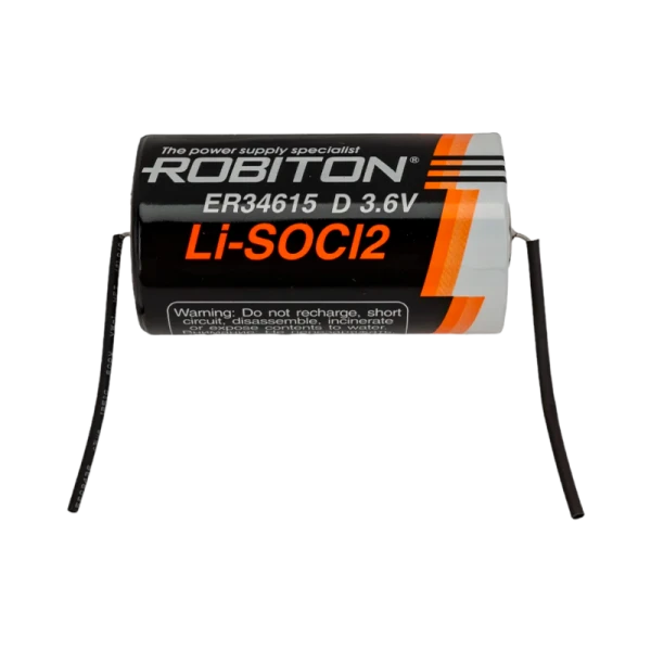 Батарейка ROBITON ER34615-AX D с аксиальными выводами PH1 (1/9/45)