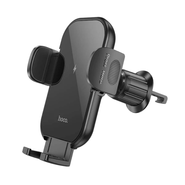 Держатель автомобильный HOCO HW4 в воздуховод черный (1/84)