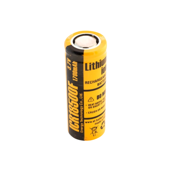 Аккумулятор ET ICR18500F 18.0*50.0, 1700mAh, Li-Ion (1/200)